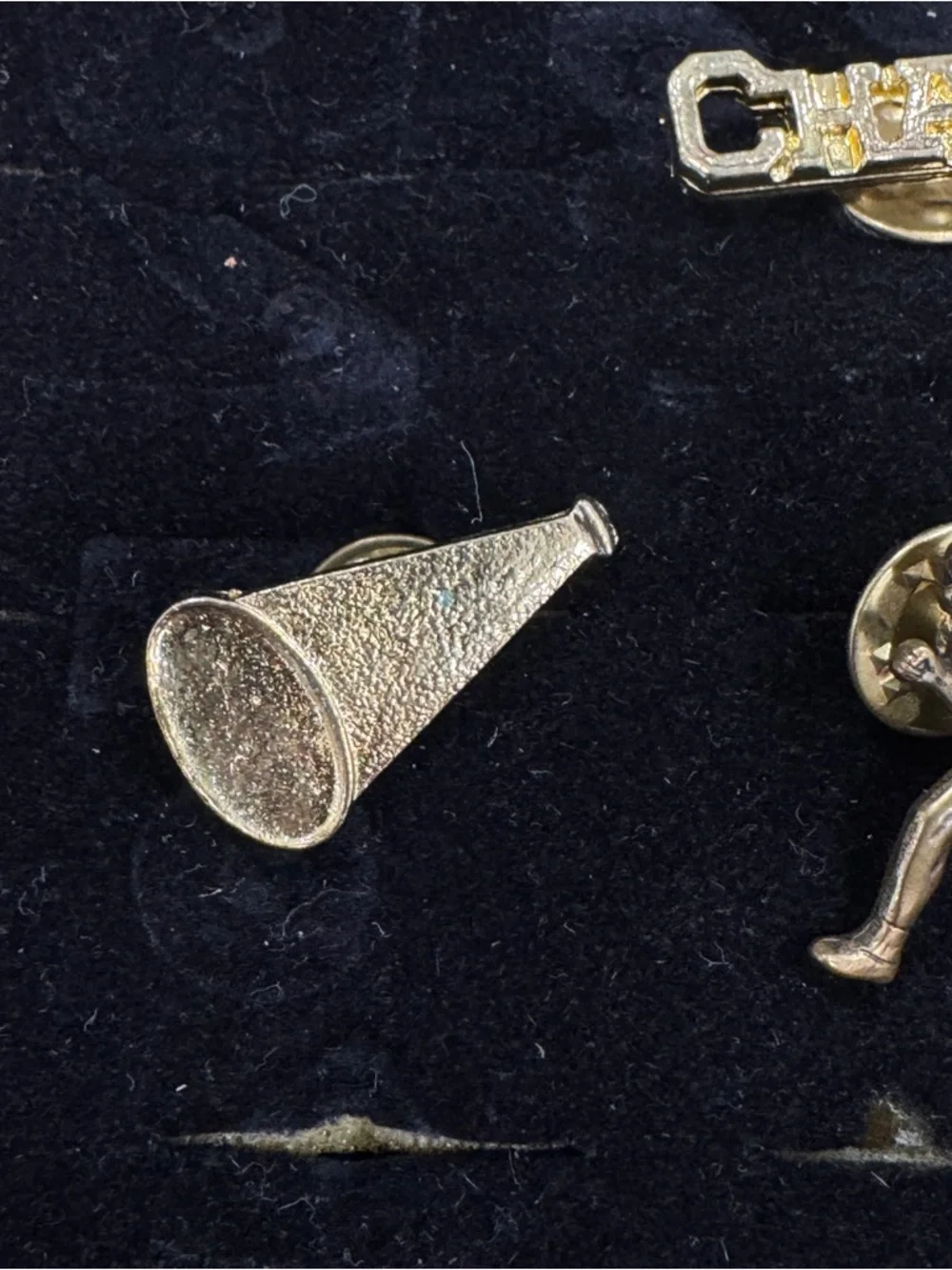 Vintage Varsity Sports Pins Collection Lot of 6 Track Wrestling Gold Copper Tone